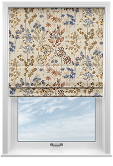 Woodstock, Chestnut - Roman Blind